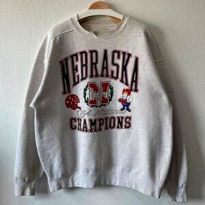 Vintage 1994 Nebraska Huskers National Champions Football Sweatshirt